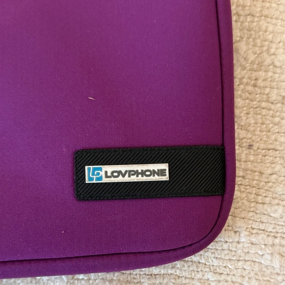 Purple Laptop Bag Unisex - Picture 2 of 8